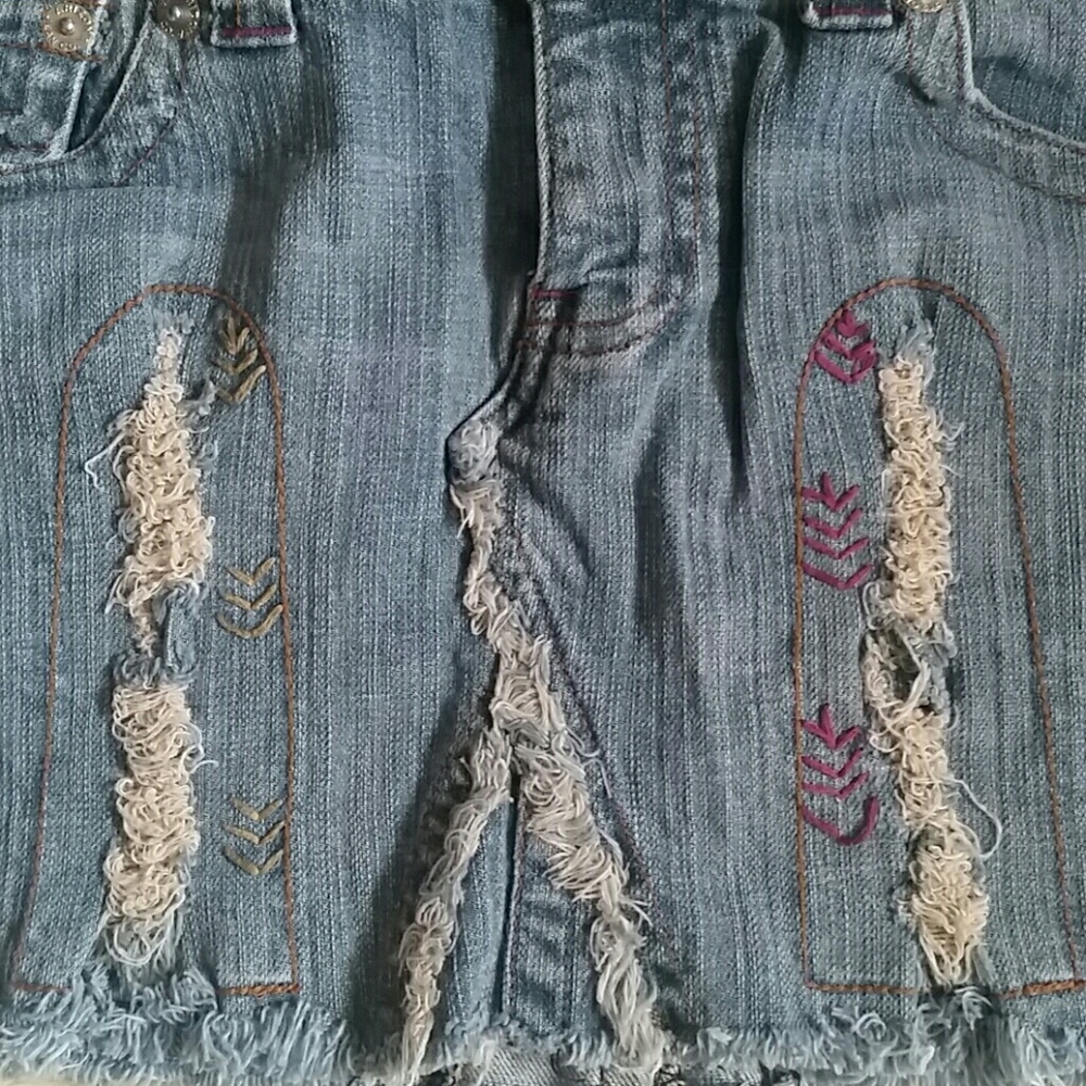 mini denim skirt - Picture 5 of 6